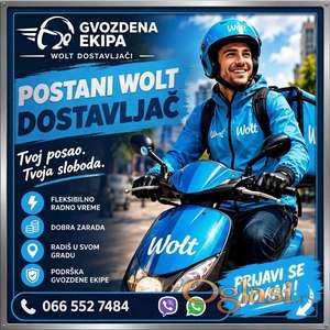 Wolt dostavljač, Beograd